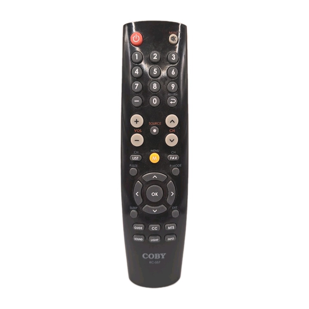 COBY REMOTE CONTROL- LEDTV3216 TFTV2225 TFTV3229 TFTV4028  LEDTV2326 Tested!